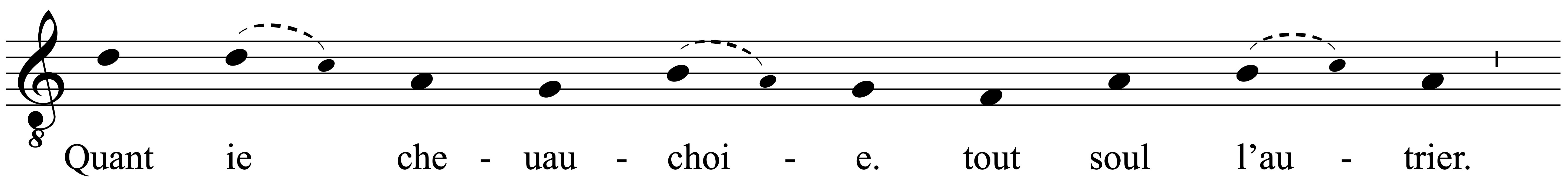 Work musical notation